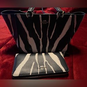 Retired Coach purse and wallet